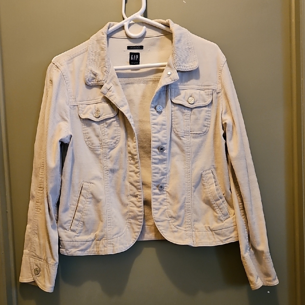 GAP Women's Beige Corduroy Jacket M